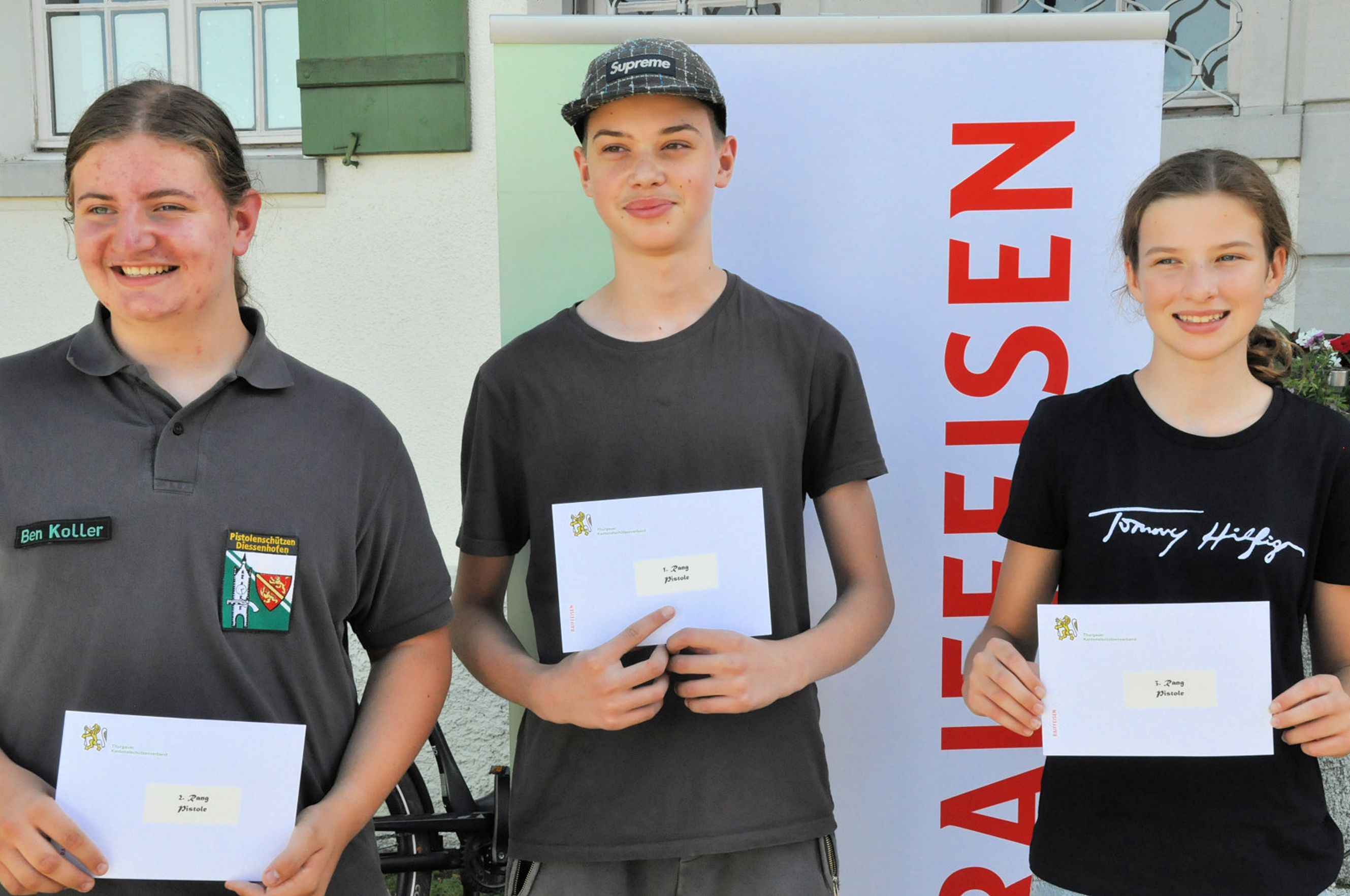 (v.l.) 2. Ben Koller; 1. Theodor Reimann; 3. Vladislava Sauskina