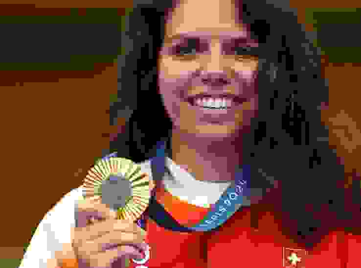 K1024 622303805 Highres Chiara Leone gewinnt Gold in der Königsdisziplin Gewehr 50m Dreistellung. Es ist die erste Goldmedaille für die Schweiz an den Olympischen Spielen in Paris 2024.
Foto: Keystone-SDA